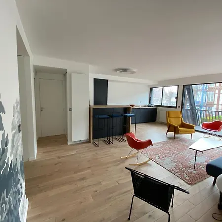 Апартаменты Au Nom Du Zen 3 Pieces Avec Terrasse Coeur Довиль