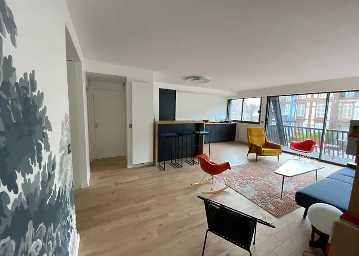 דירה Au Nom Du Zen 3 Pieces Avec Terrasse Coeur דוביל